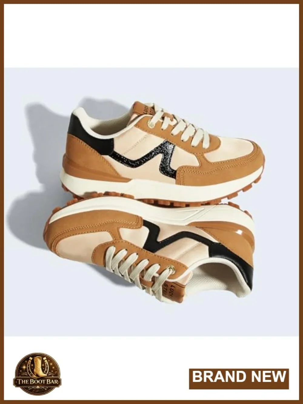 Women's Chunky Platform Retro Sneakers - Slip Resistant Fashion Casual Walking